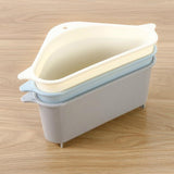Sink Drain Rack Household Kitchen Vegetable Rack Triangle Hangable Storage Box Convenient Punch-Free Tray Storage Basket