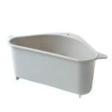 Sink Drain Rack Household Kitchen Vegetable Rack Triangle Hangable Storage Box Convenient Punch-Free Tray Storage Basket
