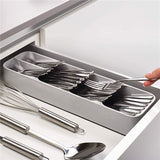 Practical Drawer Organizer Tray Spoon Cutlery Separation Finishing Storage Box Cutlery Organizer Kitchen Accessories Organizer