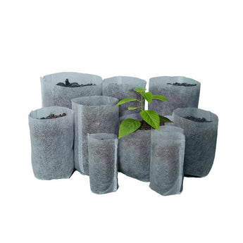 LumiParty 100PCS Degradable Non-woven Nursery Bags Seedling-raising Pots Gardening Supplies-30