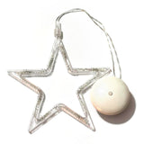 Cupule Light Bell Star LED Christmas Lights Battery Operated Hanging Christmas Lights With Suction Cup Christmas decor for home