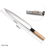 Chef Knives Japanese Salmon Sushi Knives Stainless Steel Raw Fish Fillet Layers Sashimi Knife Cooking Kitchen Tool