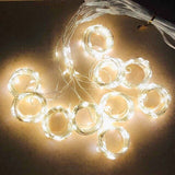 3x3M 300 LED Curtain String Lights USB Powered Copper Wire Fairy Lamp For Wedding Christmas Birthday Party Decoration Light