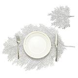 Simulation Coral Branch Placemat For Dining Table Coasters PVC Cup Coffee Table Mats Kitchen Home DecorTable Accessories