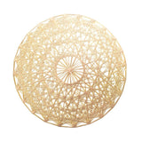 Placemat for Dining Table Coasters Lotus Leaf Palm Leaf Simulation Plant PP Cup Coffee Table Mats Kitchen Christmas Home Decor