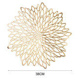 Placemat for Dining Table Coasters Lotus Leaf Palm Leaf Simulation Plant PP Cup Coffee Table Mats Kitchen Christmas Home Decor