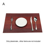 40# New Arrival Rectangle Non Slip PVC Heat Insulated Pad Placemat Dining Table Mat Coaster Kitchen Supplies