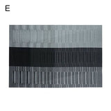 40# New Arrival Rectangle Non Slip PVC Heat Insulated Pad Placemat Dining Table Mat Coaster Kitchen Supplies