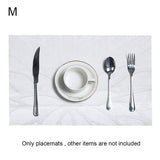 40# New Arrival Rectangle Non Slip PVC Heat Insulated Pad Placemat Dining Table Mat Coaster Kitchen Supplies