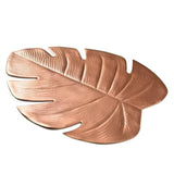 Kitchen Non-Slip Placemat Leaves PVC Dining Table Mat Disc Pads Bowl Pad Coasters Waterproof TableCloth Palm Leaf Decor Pad