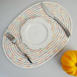 Anti-scald Placemats Table Mat Coasters Straw Dining Woven Cup Rattan Drink Coaster Heat Insulation pads Kitchen Accessories