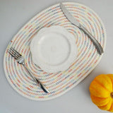 Anti-scald Placemats Table Mat Coasters Straw Dining Woven Cup Rattan Drink Coaster Heat Insulation pads Kitchen Accessories