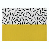 VOGVIGO Creative Geometric Printed Kitchen Placemat Dining Table Mat Coaster Cotton Linen Polyester Pads Bowl Coaster Decoration