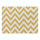 VOGVIGO Creative Geometric Printed Kitchen Placemat Dining Table Mat Coaster Cotton Linen Polyester Pads Bowl Coaster Decoration
