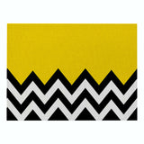 VOGVIGO Creative Geometric Printed Kitchen Placemat Dining Table Mat Coaster Cotton Linen Polyester Pads Bowl Coaster Decoration