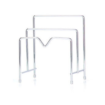 Multi-layer Kitchen Shelf Pot Lid Rack Organizer Stand For Lids Pan & Cutting Board Holder Storage Stainless Steel Dish Rack