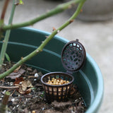 Garden Supplies Bonsai Tool Fertilizer Cover Basket Box Dome Case Plastic Plant Bug Portable Nursery Pots 10 Pcs W0620