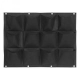 Classical Vertical Felt Garden Plant Grow Container Bags Wall Hanging Planter Black Color Home Supplies Hot Selling