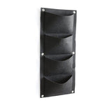 Classical Vertical Felt Garden Plant Grow Container Bags Wall Hanging Planter Black Color Home Supplies Hot Selling