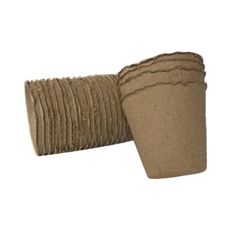 100Pcs Biodegradable Pulp Pots Plants Seedling Raising Pot Vegetable Fruit Nursery Tray Pot Cup Garden Supplies