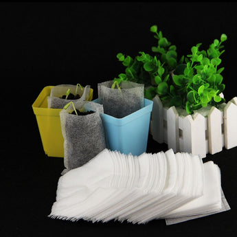 100pcs Nursery Pots Seedling-Raising Bags fabrics Garden Nursery bags Supplies