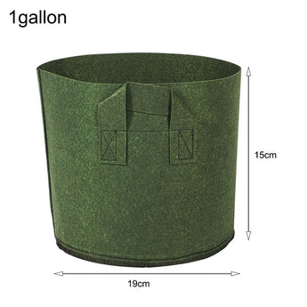 Garden Planting Bags Black Fabric Pots Plant Vegetable Potato Pouch Round Pot Container Grow Bag Garden Supplies