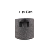 1/2/3/5/7/10 Gallon Gray Felt Desktop Flower Pots Garden Plant Grow Bag Pouch Root Container Supplies Home Office Decor Planters