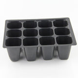 12 Plastic Nursery Pots Planting Seed Tray Kit Plant Germination Box with Dome and Base Garden Grow Box Gardening Supplies