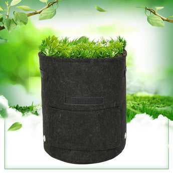 Felt Cloth Vegetable Plant Growing Bag DIY Potato Grow Cultivation Planting Vegetable Planting Home Garden Supplies Black Bags