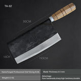 Free Shipping Deng Knives Handmade Professional Chef Knife Kitchen Slice Meat Vegetable Multifunctional Knives Forged Knives