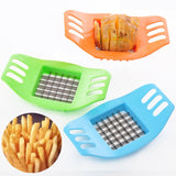 French Fries Cutter Potato Slicer Chips Maker Fruit Vegetable Stainless Steel Knife Kitchen Gadget Cooking Tools Accessories