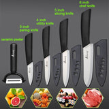 Kitchen Knives Ceramic Knives cook 3" Paring 4" Utility 5" Slicing 6"chef Knife Cooking Tools   Blade Vegetable Knives