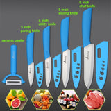 Kitchen Knives Ceramic Knives cook 3" Paring 4" Utility 5" Slicing 6"chef Knife Cooking Tools   Blade Vegetable Knives