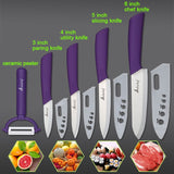 Kitchen Knives Ceramic Knives cook 3" Paring 4" Utility 5" Slicing 6"chef Knife Cooking Tools   Blade Vegetable Knives
