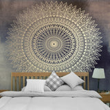 Bohemian Indian Mandala Tapestry Wall Hanging Picnic Throw Rug Blanket  Cotton Throw Bed Bedspread