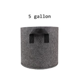 1/2/3/5/7/10 Gallon Black Felt Pots Garden Plant Grow Bag Pouch Root Container Garden Pots Planters Supplies