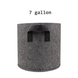 1/2/3/5/7/10 Gallon Black Felt Pots Garden Plant Grow Bag Pouch Root Container Garden Pots Planters Supplies
