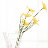 5 Heads/Branch Artificial Dasiy Flowers Silk Fake Flowers Decorative Stamen Small Daisy for Wedding Holding Flowers Home Decor