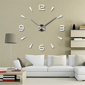 2019 New High Quality 3D Wall Stickers Creative Fashion Living Room Clocks Large Wall Clock DIY Home Decoration Acrylic + EVA