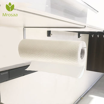 New Creative Tissue Towel Rack Kitchen Paper Holder Hanging Bathroom Toilet Roll Paper Towel Holder Kitchen Cabinet Storage Rack