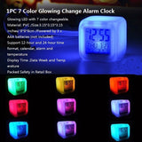 Digital Electronic Clock LED Table Clock Brightness Adjustable  Alarm Clock Fashion Wall Hanging Clock with USB Cable Wall Clock