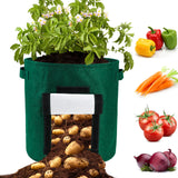 DIY Potato Grow Planter PE Cloth Tomato Planting Container Bag  Plant Grow Bag Thicken Garden Pot Garden Supplies