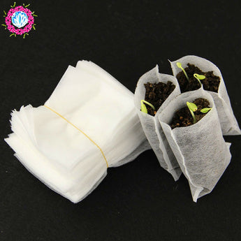 100pcs 8*10cm Nursery Pots Seedling-Raising Bags fabrics Garden Nursery bags Supplies for bonsai planting# Drop shipping