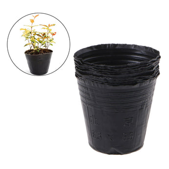 Plastic Nursery Pot Plant Seedling Pouch Holder Raising Bag Nutrition Block Pots Garden Supplies S11 dropship