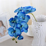 Fashion Orchid Artificial Flowers DIY Artificial Butterfly Orchid Silk Flower Bouquet Phalaenopsis Wedding Home Decoration