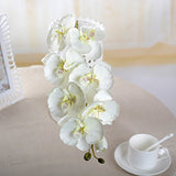 Fashion Orchid Artificial Flowers DIY Artificial Butterfly Orchid Silk Flower Bouquet Phalaenopsis Wedding Home Decoration