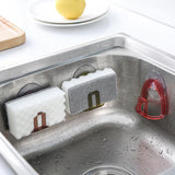 Kitchen Storages Shelf Suction Cup Sink Drain Rack Sponge Holder Clean Holder Sink Soap Rack Drain Racks Storages Shelves Tools
