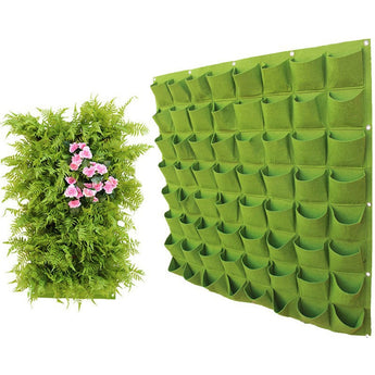 Wall Hanging Planting Bags For Multi Pockets Grow Bag Planter Vertical Garden Vegetable Living Garden Bag Household Supplies