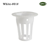 10Pcs Mesh Pot Net Cup Planting Basket Hydroponic System Garden Plant Grow Vegetable Seed Germinate Nursery Pots Supplies