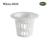 10Pcs Mesh Pot Net Cup Planting Basket Hydroponic System Garden Plant Grow Vegetable Seed Germinate Nursery Pots Supplies